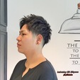アップバング★ツーブロックショートスタイル