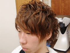 初めてのパーマ